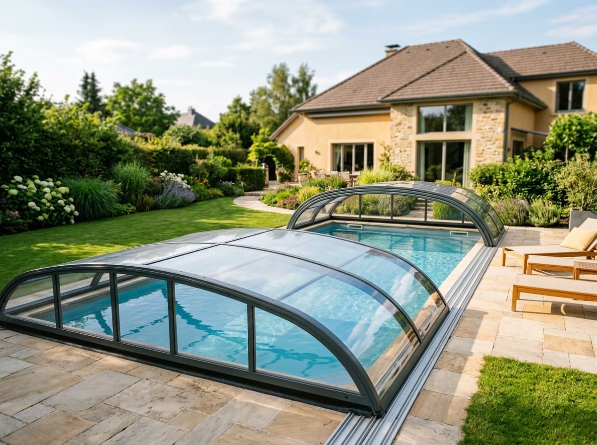 Abri de piscine au Luxembourg