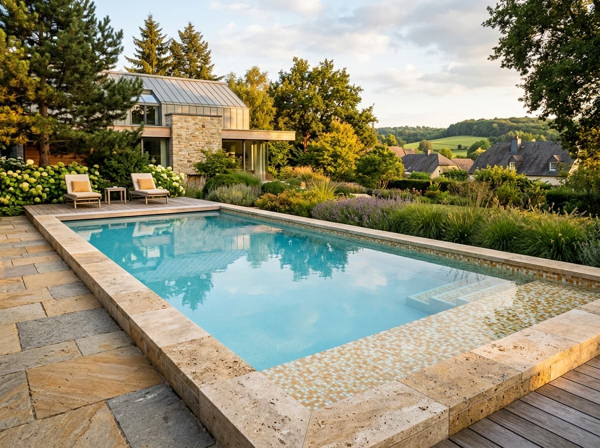 Construction de piscine en béton au Luxembourg