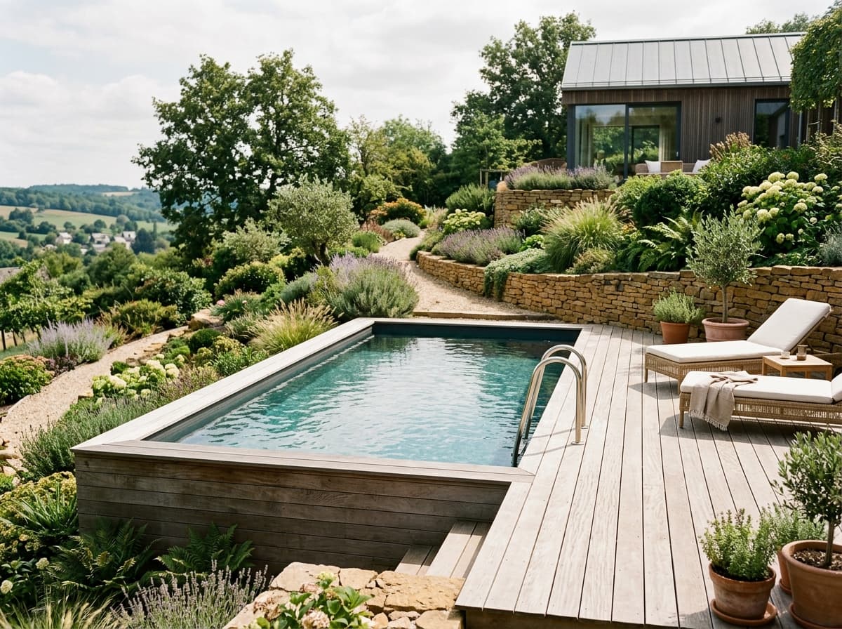 Installation de piscine hors-sol au Luxembourg