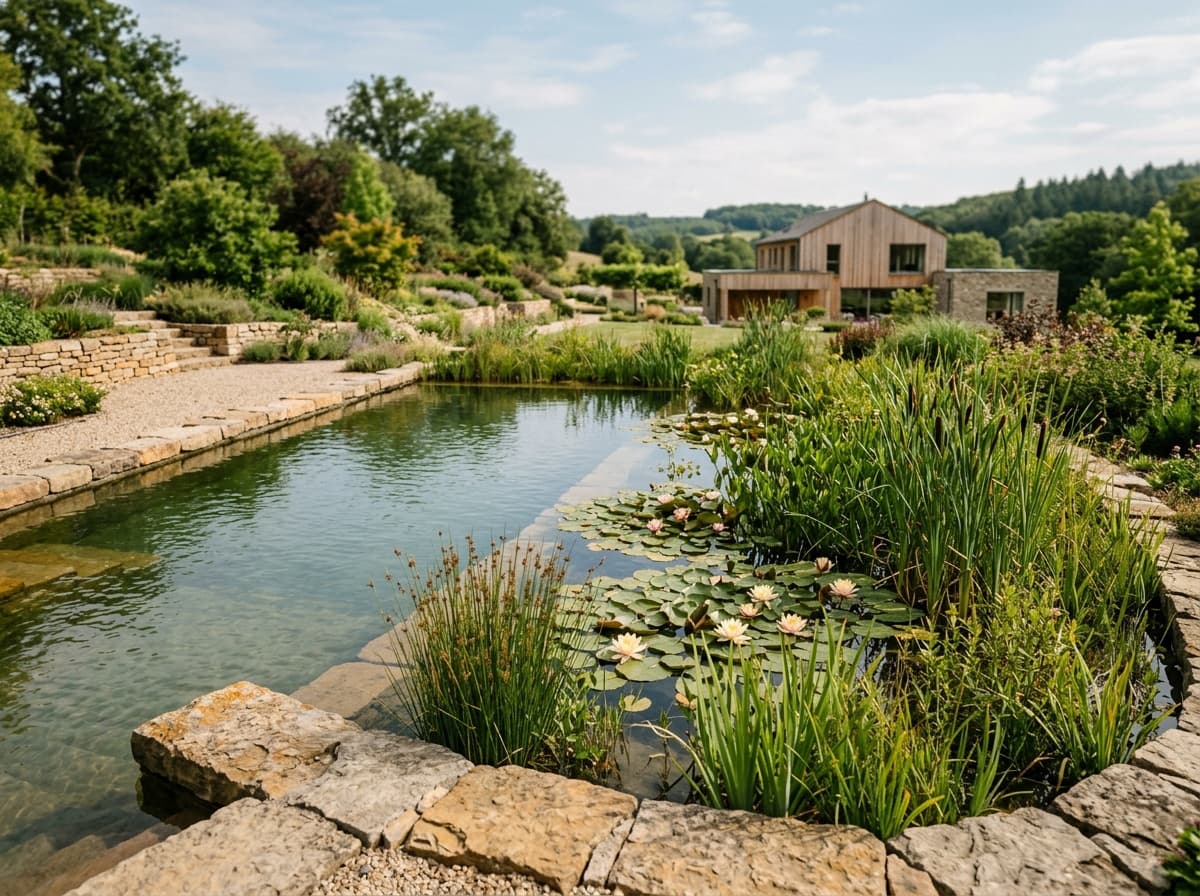 Création de piscine naturelle au Luxembourg